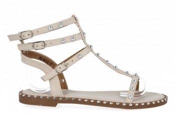 Béžové módní dámské sandály Bellicy