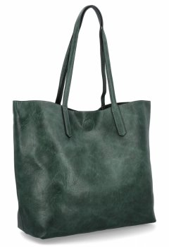 Dámská kabelka shopper bag Herisson lahvově zelená 18R301