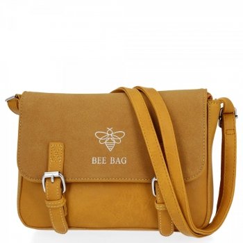 Dámská kabelka listonoška BEE BAG žlutá 1002S2024