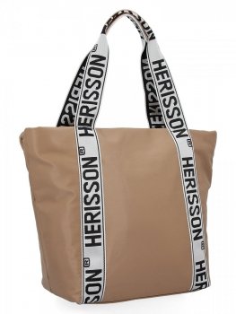 Dámská kabelka shopper bag Herisson tmavě béžová 1502H431