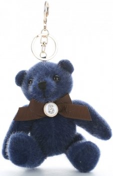 Přívěšek ke kabelce elegantní medvídek Modrý