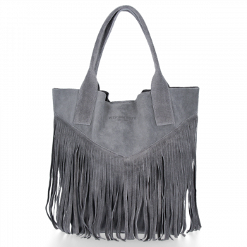 Dámská kabelka shopper bag Vittoria Gotti šedá VPOS9
