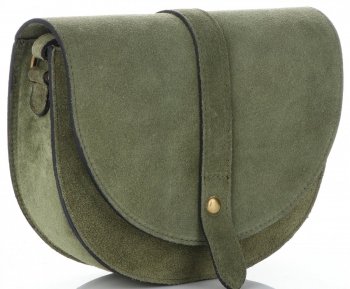 Bőr táska levéltáska Vittoria Gotti khaki V5751