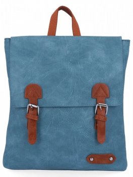 Plecak Damski Vintage firmy Herisson 1502H449 Blękitny