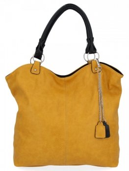 Torebka Uniwersalna Shopper Bag Hernan HB0150 Żółta