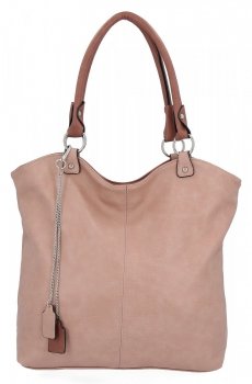 Torebka Uniwersalna Shopper Bag Hernan HB0150 Pudrowy Róż/Brudny Róż