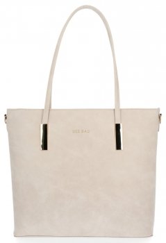 BEE BAG Klasyczne Torebki Damskie Florence w rozmiarze L Beżowa
