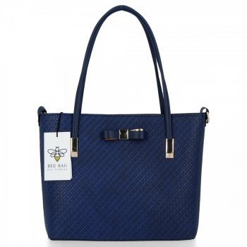 BEE BAG Klasyczna Torebka Damska w rozmiarze L Julienne Granat