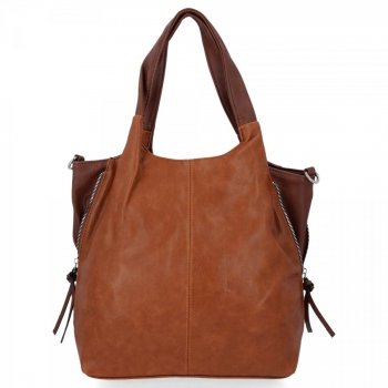 Torebka Shopper Bag XL Hernan Ruda/Brązowa HB0293