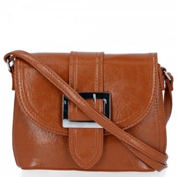 BEE BAG Elegancka Listonoszka Damska Ana Brązowa
