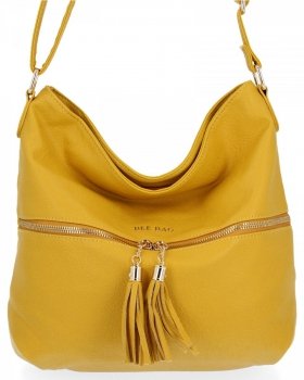 BEE BAG Uniwersalne Torebki Damskie Valeria Żółta