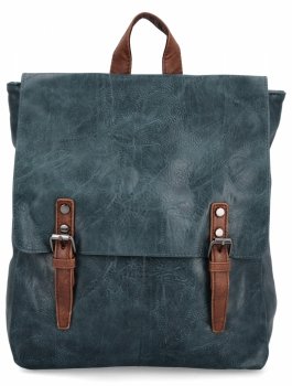 Plecak Damski w Stylu Vintage firmy Herisson 17B336 Morski