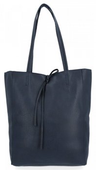 Uniwersalna Torebka Damska Shopper Bag XL Hernan HB0253 Granatowa