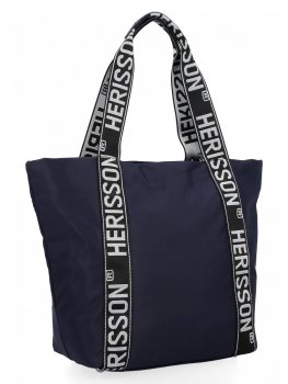 Modna Torebka Damska Shopper Bag firmy Herisson 1502H431 Granatowa