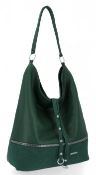 GEANȚĂ DE DAMĂ universală BEE BAG verde de sticlă 1902A551