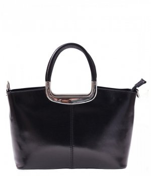 GEANȚĂ DIN PIELE cufăr Genuine Leather negru 430