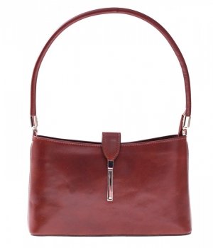 GEANȚĂ DIN PIELE clasică Genuine Leather maro 4160