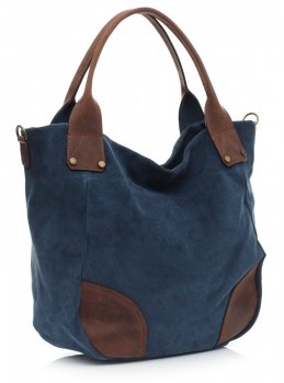 GEANȚĂ DIN PIELE universală Genuine Leather denim 811746