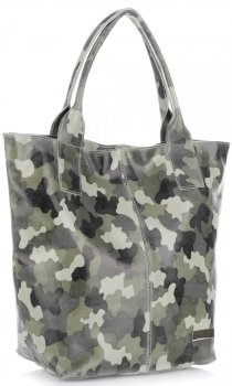 Kožené kabelka shopper bag Vittoria Gotti V15