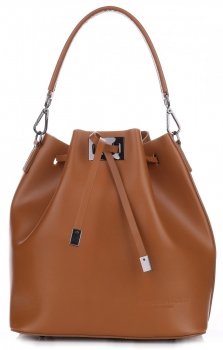 Kožené kabelka shopper bag Vittoria Gotti ryšavá 8224