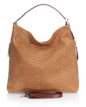 Kožené kabelka univerzálna Genuine Leather ryšavá 15