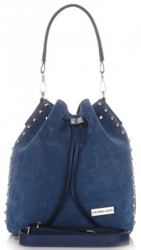 Kožené kabelka shopper bag Vittoria Gotti jeans V3020