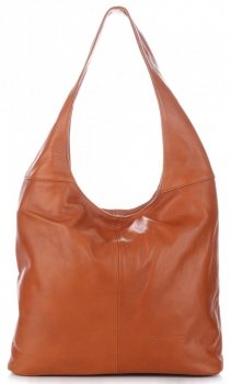 Kožené kabelka shopper bag Vittoria Gotti ryšavá V3L