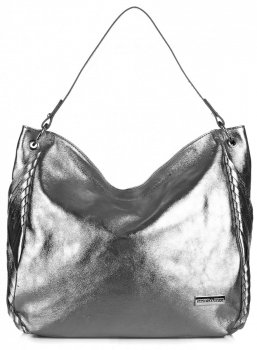 Kožené kabelka shopper bag Vittoria Gotti iron V8818