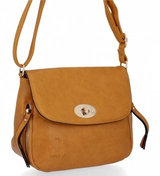 Dámska kabelka listonoška BEE BAG horčicová SE101-1