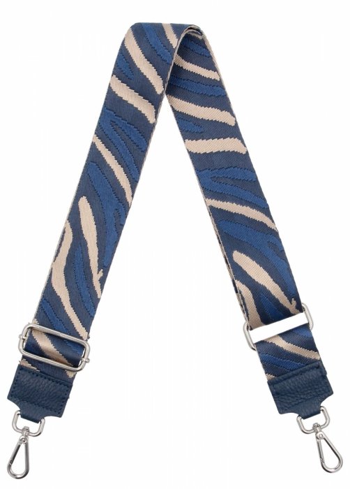Módní pás do tašky Moro PA002 modrý/tmavě béžový