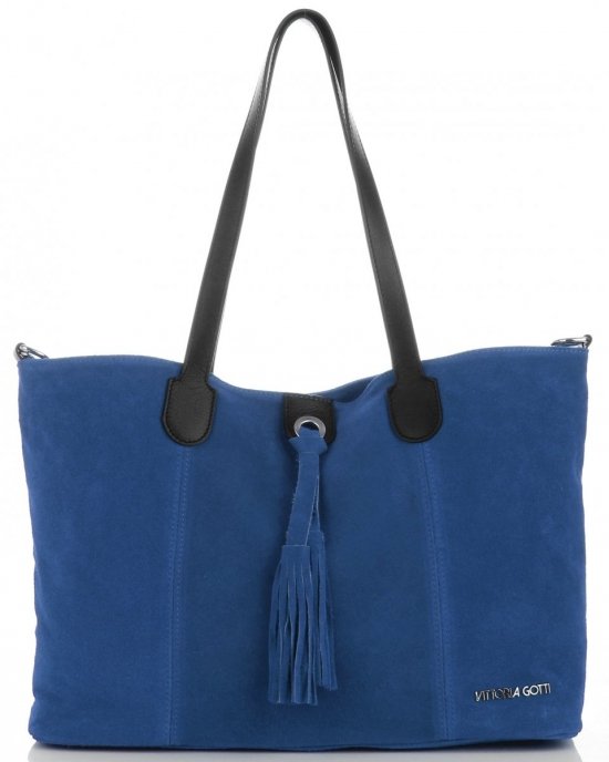 Kožené kabelka shopper bag Vittoria Gotti jeans V3076