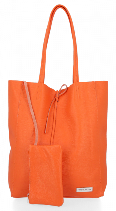 Kožené kabelka shopper bag Vittoria Gotti V775