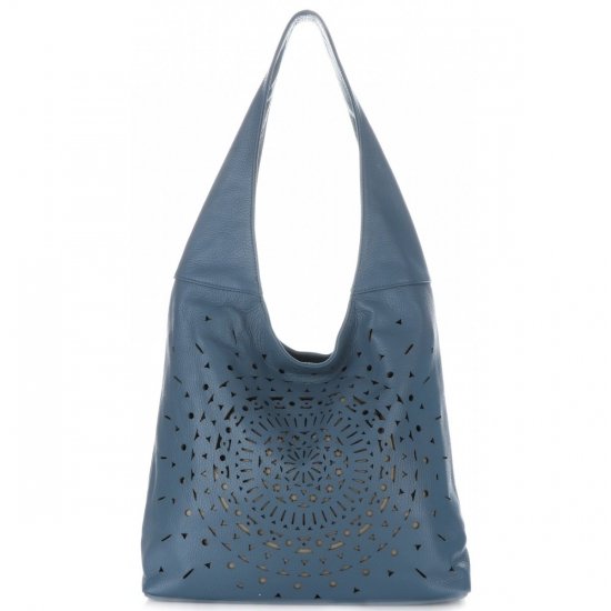 Kožené kabelka shopper bag Vittoria Gotti jeans V31