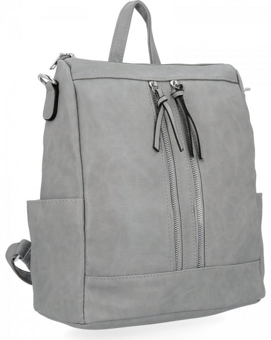 Dámská kabelka batůžek Hernan světle šedá HB0149