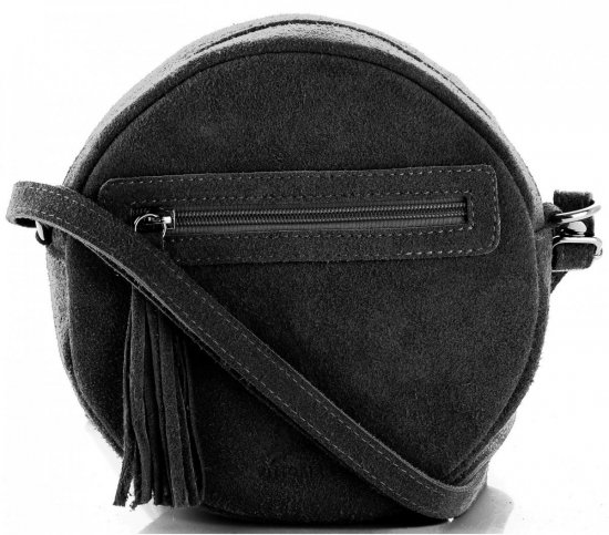 Kožené kabelka listonoška Vittoria Gotti černá V5209C