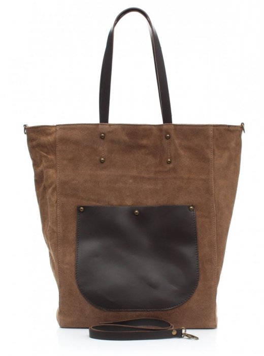 Bőr táska univerzális Genuine Leather földszínű 808036