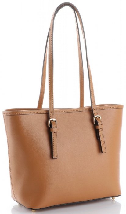 Bőr táska klasszikus Genuine Leather vörös 3303