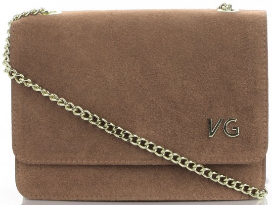 Bőr táska levéltáska Vittoria Gotti földszínű V3084OD