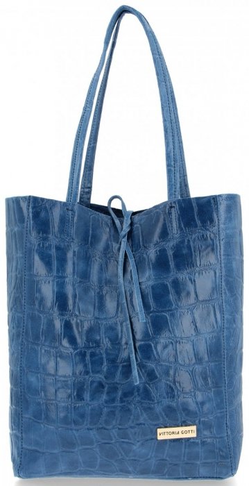 Bőr táska univerzális Vittoria Gotti jeans V299COCO