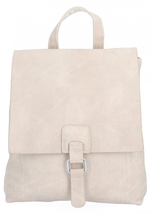 Stylowy Plecaczek Damski Vintage firmy Herisson 1202B419 Beżowy