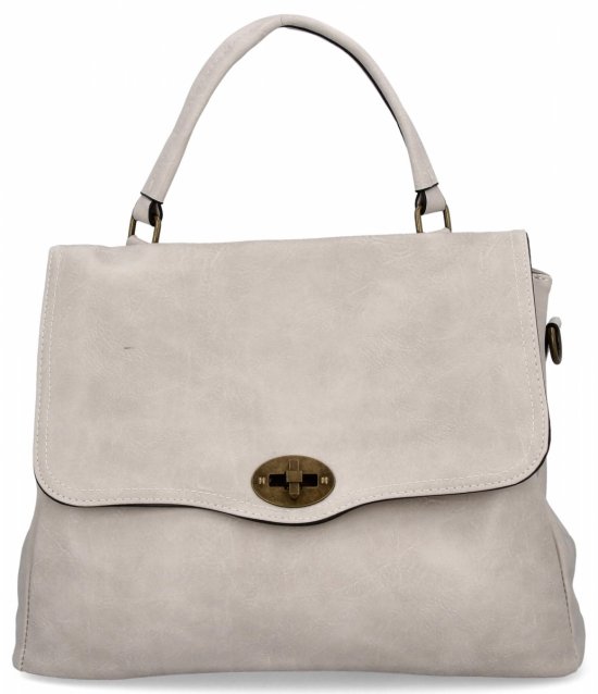 Torebka Damska w Stylu Vintage firmy Hernan HB0129 Beżowa