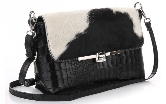 GEANȚĂ DIN PIELE tip poștaș Genuine Leather 8086
