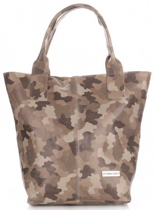 GEANȚĂ DIN PIELE shopper bag Vittoria Gotti V15