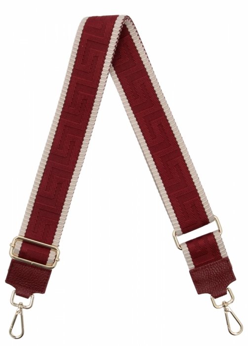 Curea de mână Geometric PA005 Bordo/Bej