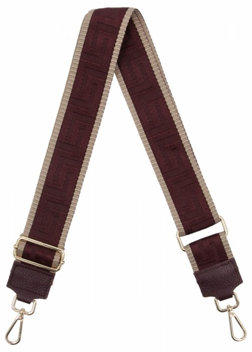 Curea de mână la modă Geometric PA005 Ciocolată/Bej