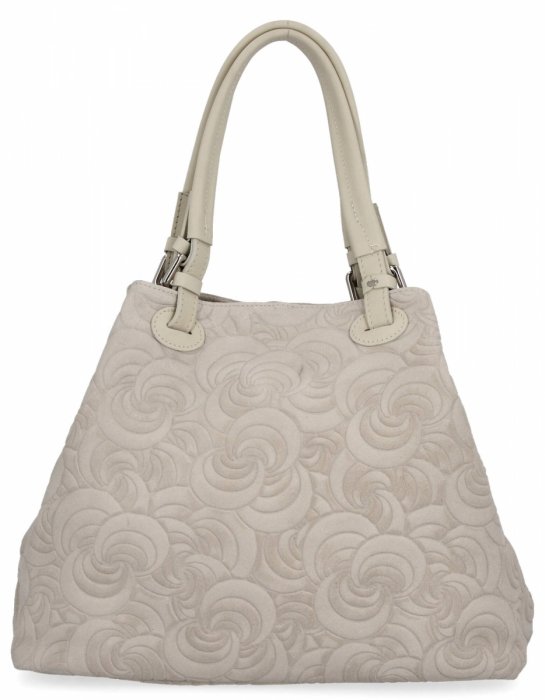GENȚĂ DIN PIELE shopper bag Vittoria Gotti bej 5566-Sbe