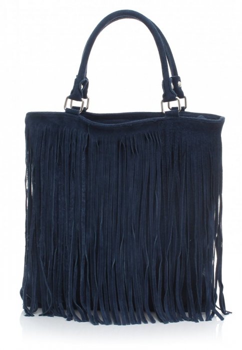 GEANȚĂ DIN PIELE universală Genuine Leather denim 60499