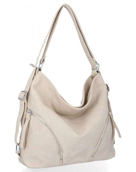 GEANȚĂ DE DAMĂ tip poștaș BEE BAG bej 1452L51