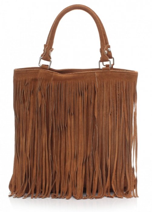GEANȚĂ DIN PIELE universală Genuine Leather roșcat 60499