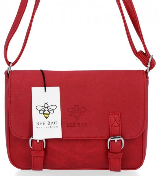 GEANȚĂ DE DAMĂ tip poștaș BEE BAG roșu 1002S2024